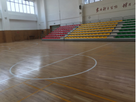 木地板藍(lán)球場